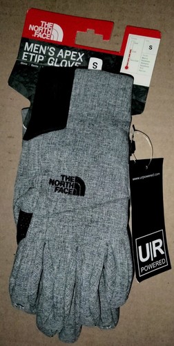 The North Face *Apex* ETIP Gloves (Mens Size Small) *Grey/Black* Brand New - Picture 2 of 9