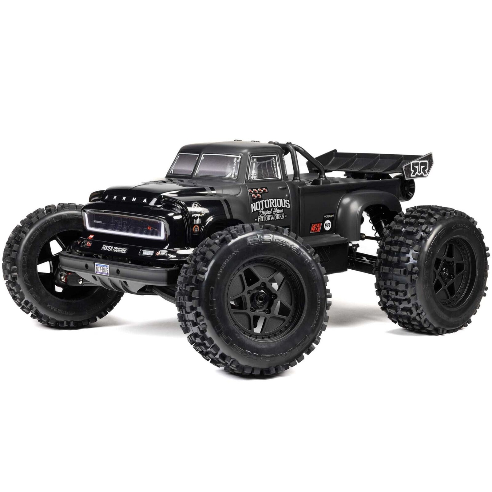 18 ARRMA NOTORIOUS 6S BLX 4X4 Stunt Truck Perfekt für wilde Stunts, Bashing