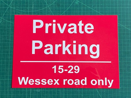 Personalised Private Parking Metal Sign Custom No Keep Clear Any Text Waterproof - Picture 10 of 15