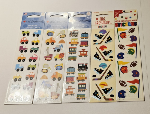 Mrs. Grossmans Aufkleber Posten 15 Streifen brandneu im Paket ~ Kinder Posten ~ LESEN - Bild 2 von 8