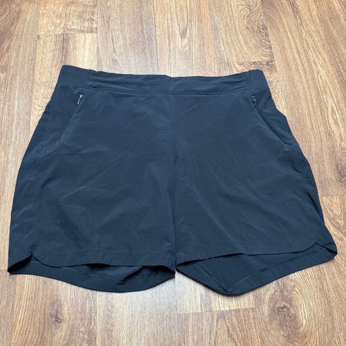 Calia Carrie Underwood Womens Black Pull On Shorts Dry Fit Size XL Zipper Pocket