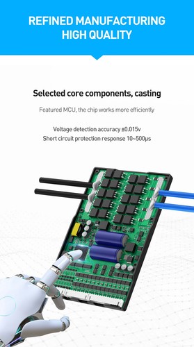 JK Smart BMS 8S-20S 200A Li-ion LiFePo4 BMS w/2A Active Balancer BT/RS485 - Picture 3 of 12