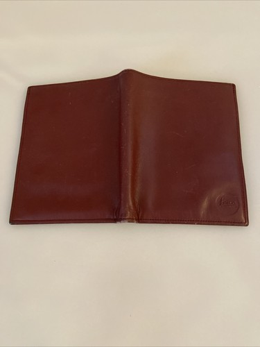 Leica Vintage Leder Brieftasche/Reisepass Geldbörse, echtes Rindsleder 5,5 x 4,5 Hergestellt in den USA - Bild 5 von 14