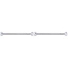  2 stücke Stempelfreie Kleidung Trocknen Pol Edelstahl Duschvorhangstange