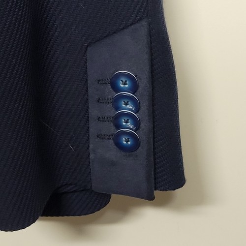 Robert Graham $795 Sport Coat Blazer Jacket Zip Insert Mens Sz 48 Navy Blue - Bild 7 von 19
