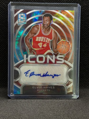 Elvin Hayes 2023-24 Panini Spectra #ia-ehy Icons Auto /49 Houston Rockets
