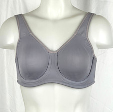 Wacoal 855170 Lilac Gray Simone Sport Underwire Bra 34C
