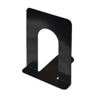  2 Pairs Metal Bookends Nonskid Heavy Duty Book Ends Supports for Books DVDs