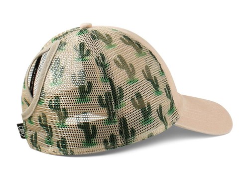 Ariat Western cappello donna berretto ponyflow ricamato rosa cactus A300068030 - Foto 2 di 2