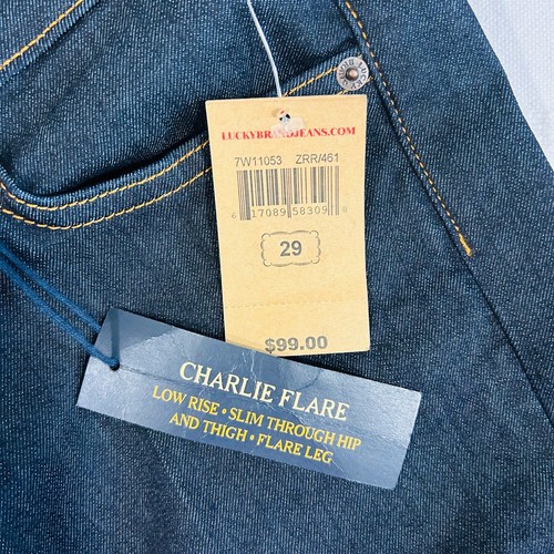 Lucky Brand Womens 8/29 Jeans Charlie Flare NWT Low Rise Made In U.S.A. - Picture 9 of 12
