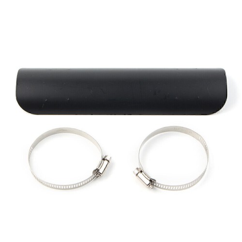 Schwarzer Auspuff-Schalldämpfer-Rohr-Hitzeschild-Abdeckungsschutz für Harley - Picture 2 of 11