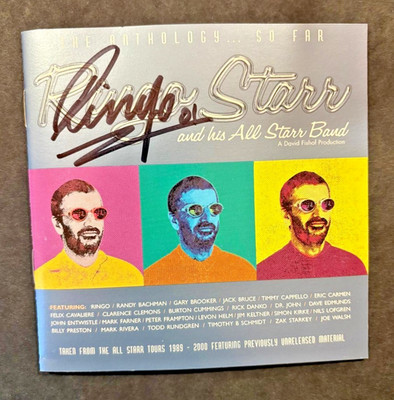 Ringo Starr Signed CD The Anthology - All Star Band JSA LOA Autographed Booklet