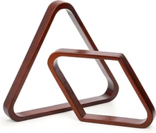 TOPZEA Set of 2 Wooden 13" x 11.5" x 1.25"; 11.75" x 8" x 1.25", Wine Red 