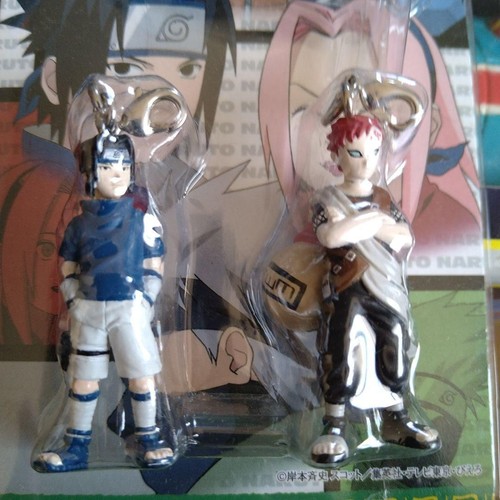 Naruto Shippuden figure key chain Set 2 retro Gaara Sasuke anime Japan m635 - Picture 3 of 14
