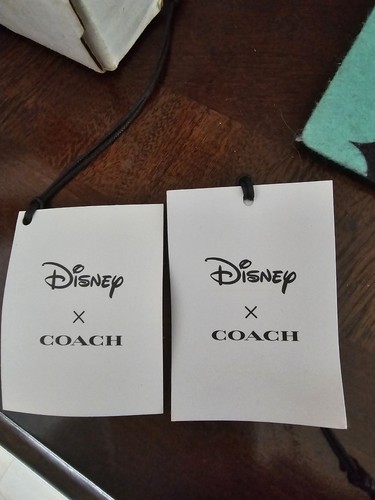 Coach x Disney Mickey Mouse Leder Stofftier Medium schwarz Kiesel Neu mit Etikett 2016 Edition - Bild 9 von 9