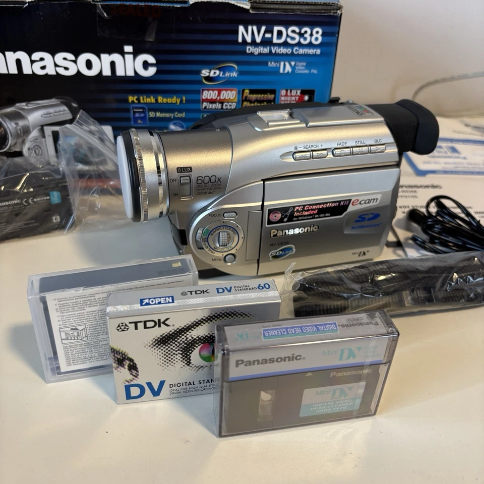 As New Panasonic NV-DS38A MiniDV Cassette Tape Digital Video Camera Camcorder - Image 2 of 4