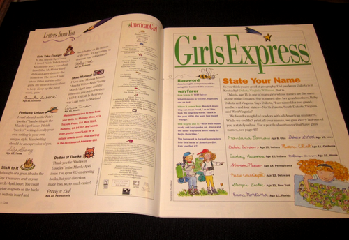 American Girl Magazine "July/August 1997 Issue" Paper Doll Insert Uncut Vintage - Picture 4 of 14