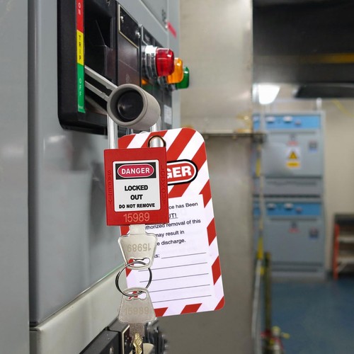 Lockout Tagout Kit,Lock Out Tag Out Kits Electrical,Group Lockout Hasps,Safet... - Picture 7 of 8