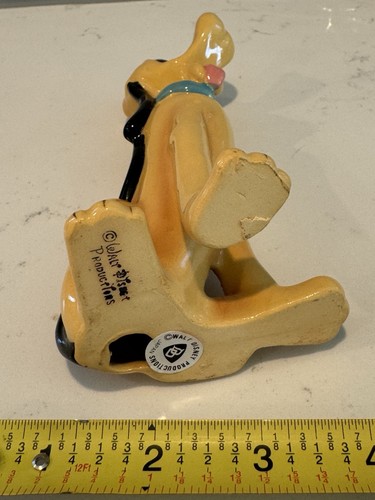 Vintage Pluto Figurine Walt Disney Productions - Picture 4 of 5