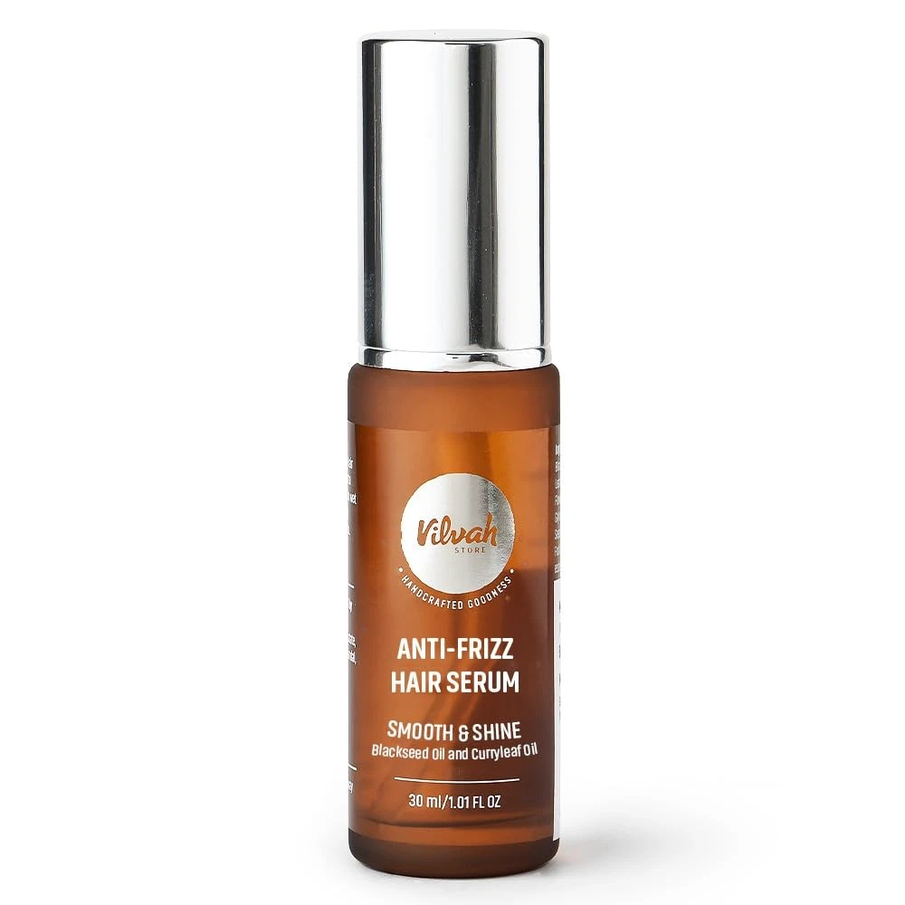 Vilvah Anti Frizz Hair Serum For All Hair Types 30ml