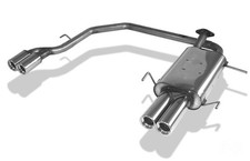 FOX Sportauspuffanlage Nissan Primera P11, Bj. 1999-2002, Endrohr 2x90mm re/li