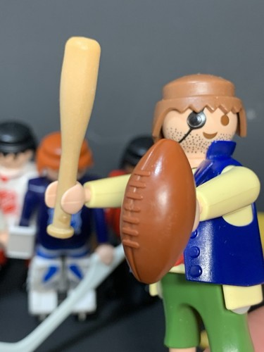 Playmobil NHL Minnesota Wild Hockey Spieler Figur mit Schläger Konvolut - Bild 6 von 10