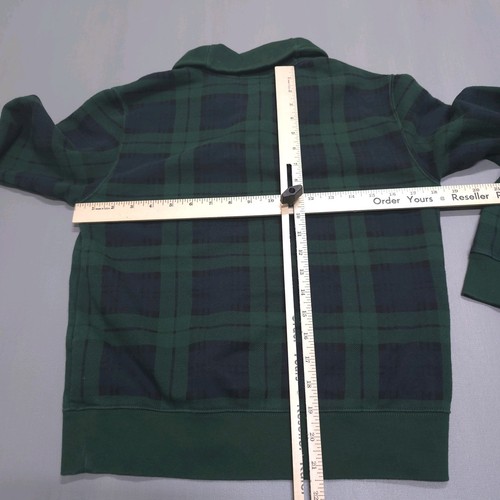 Polo Ralph Lauren sweatshirt Youth Sz L 14-16 Blackwatch Plaid Shawl Kids Fleece - Picture 8 of 12