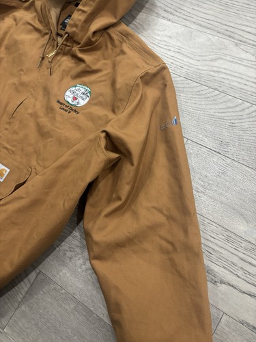 Carhartt - Abrigo Chaqueta con Capucha de Pato Forrado Térmico 0J0131-M Calce Suelto - Para Hombre’s XL - Imagen 2 de 6