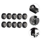 10 Pcs Printer Roller Wheels Plastic Pulley V Groove Ball Bearings Passive Round