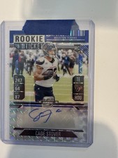 Cade Stover 2024 Optic Contenders Preview Blue Rookie Ticket 14/24 Texans
