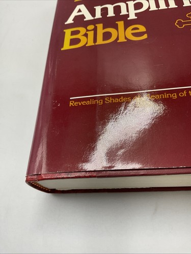 The Amplified Study Bible, Hardcover by Zondervan (English) Hardcover Book - Foto 5 di 24