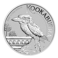2022 Platinum 1/10 oz Perth Kookaburra Coin 2000.80 per troy oz