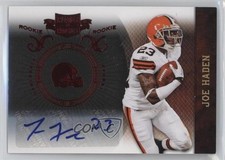 2010 Panini Plates & Patches 365/449 Joe Haden #153 Auto yn4