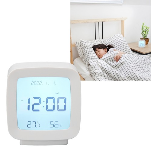 Kids Alarm Clock Temperature Humidity Display 12/24 Hour Unit Conversion NEW - Picture 8 of 12