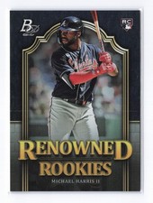 2023 Bowman Platinum - Renowned Rookie Card Michael Harris II #RR-9 (RC) Braves