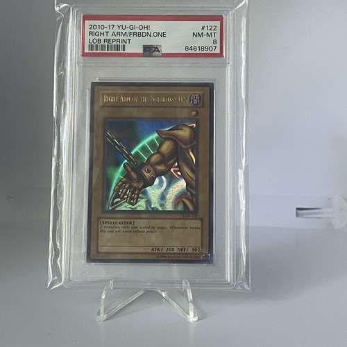 Yu-Gi-Oh! Brazo derecho the Forbidden One Legend of Blue Eyes LOB 2010-2017 PSA 8 - Imagen 2 de 2