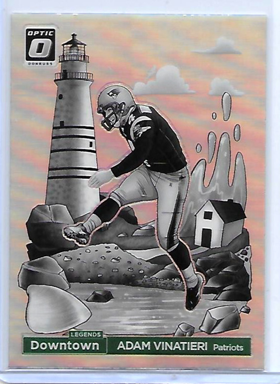 2024 DONRUSS OPTIC ADAM VINATIERI DOWNTOWN CASE HIT PRIZM REFRACTOR LEGENDS
