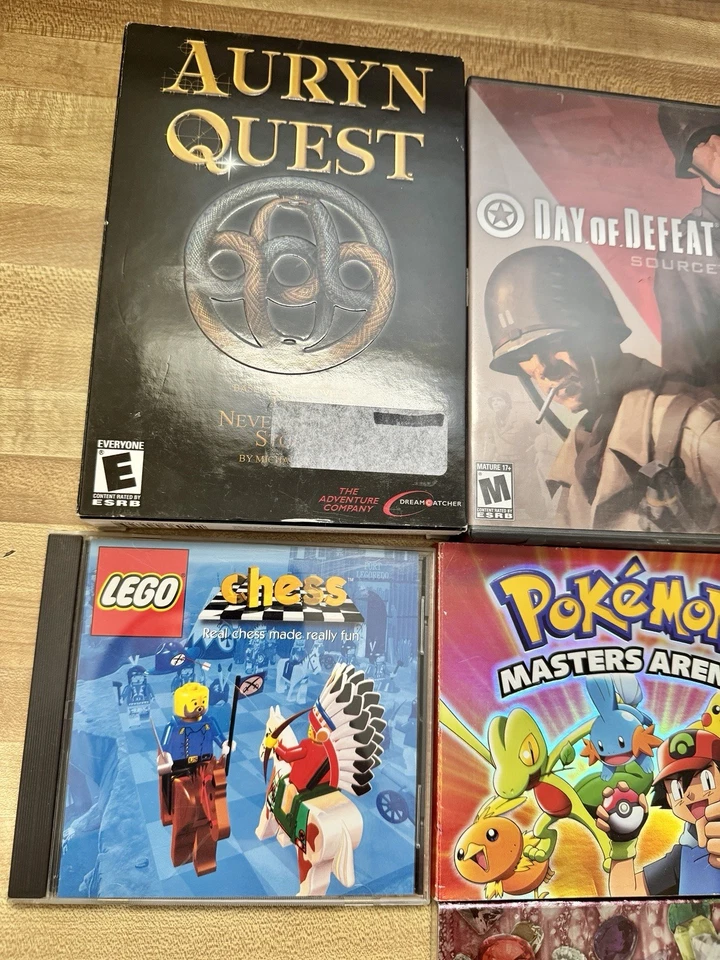 Lote de 7 juegos de PC vintage - Estuche -- Pokémon, Lego, Valve, Jewell de los años 90 a 2000 Foto 2 de 4