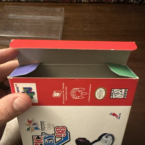 Olympic Hockey 98 (Nintendo 64 N64) Complete W Reg - Tested - Authentic - Picture 13 of 14