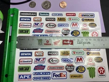 1/10  RC Scale Buggy Truggy CLEAR Vinyl Sponsor Decal Sticker Sheet 💦 U Cut ✂️ 