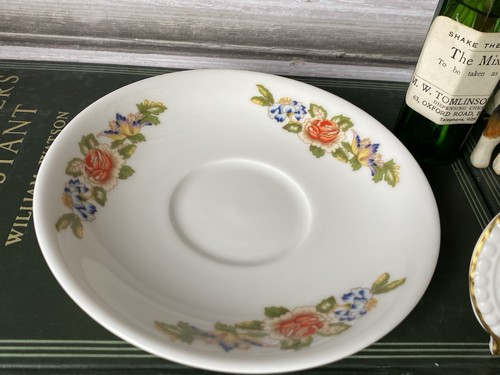 Set of Four Vintage Aynsley Bone China Cabinet Cup & Saucer Cottage Garden - Picture 4 of 18