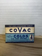 VINTAGE RAMON'S COVAC 12 Tablets LITTLE DOCTOR COLD & HAY FEVER FULL