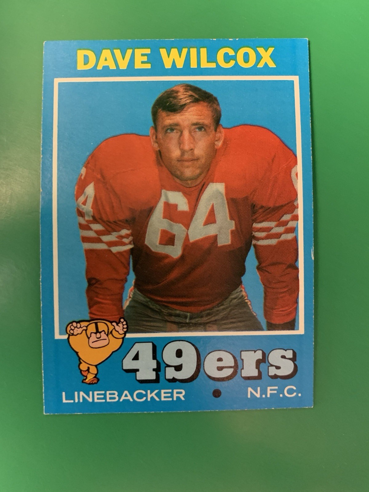 1971 Topps Dave Wilcox San Francisco 49ers #189