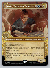 Sokka, Tenacious Tactician Showcase FOIL- MTG Avatar: The Last Airbender TLA