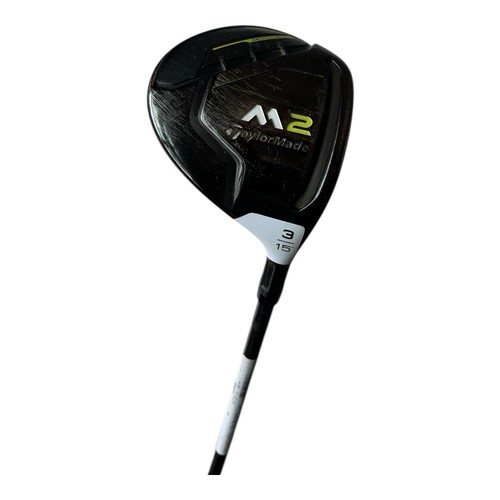 TaylorMade M2 3 Wood 15 Stiff 65 Golf Club Graphite Right Hand Headcover - Picture 2 of 16