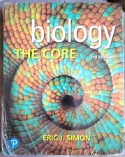 Eric Simon BIOLOGY: THE CORE 3rd Edition 3E Paperback 2019 NEW SEALED