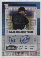 2021 Panini Contenders Building Blocks Ticket /10 Trevor Rogers Rookie Auto RC