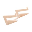 1pc Notebook Stand Wood Laptop Storage Shelf Creative Laptop Rack (Wood)