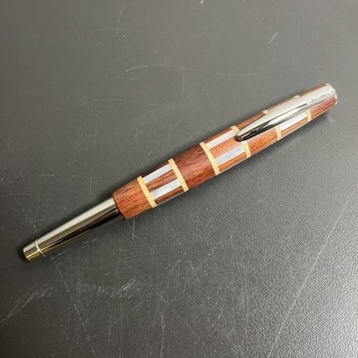 ONLINE Füllfederhalter Füller Rose'n Pearls Feder M - Gold Perlmutt Palisander
