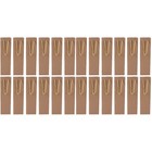  2 Pieces Kraft Bags with Handles Paper Tote Beverage Juice Container